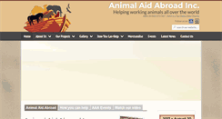 Desktop Screenshot of animalaidabroad.org