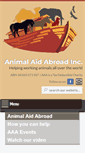 Mobile Screenshot of animalaidabroad.org